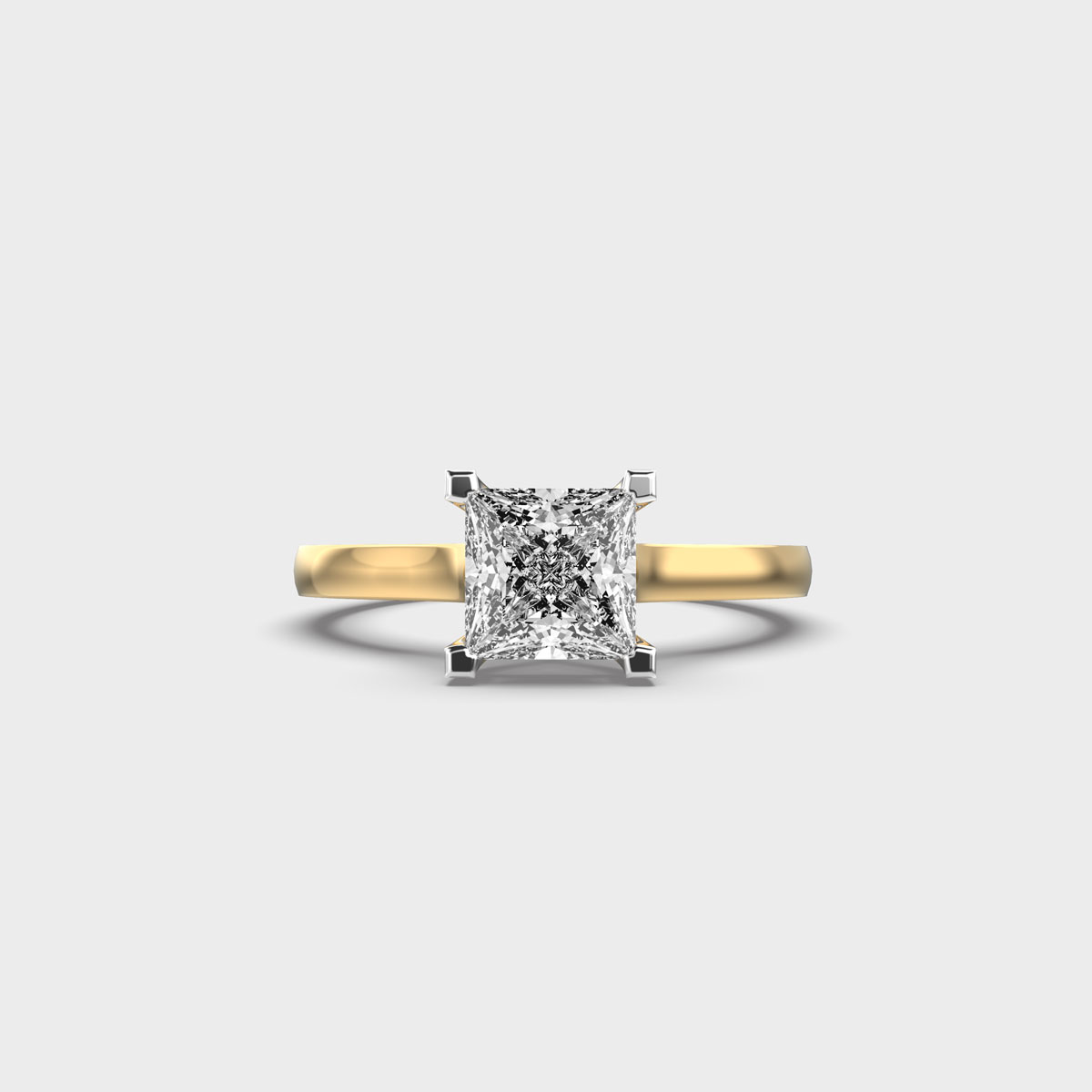 Pretty Dela Rosa Princess Cut Ring